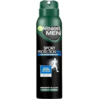 Garnier Men Xtra Time Lot de 6 déodorants sport en spray 150 ml - Publicité Garnier Men Xtra Time Lot de 6 déodorants sport en spray 150 ml - Publicité