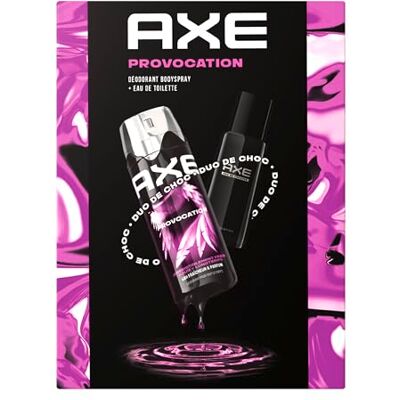 AXE Coffret Homme Provocation 1x Déodorant 200ml & 1x Eau de Toilette 100ml - Publicité AXE Coffret Homme Provocation 1x Déodorant 200ml & 1x Eau de Toilette 100ml - Publicité
