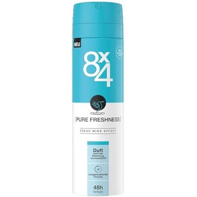 8x4 Lot de 6 déodorants en spray pour femme N° 19 (Pure Freshness) Sans aluminium 150 ml - Publicité 8x4 Lot de 6 déodorants en spray pour femme N° 19 (Pure Freshness) Sans aluminium 150 ml - Publicité