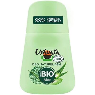 Ushuaia Déodorant Bille Certifié Bio 48h Aloé, 50 ml - Publicité Ushuaia Déodorant Bille Certifié Bio 48h Aloé, 50 ml - Publicité