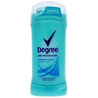 Degree Propre douche solide invisible pour Femme 2.6 Oz Bleu - Publicité Degree Propre douche solide invisible pour Femme 2.6 Oz Bleu - Publicité