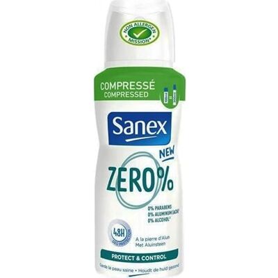 Sanex Zero% Déodorant Compressé Protect Et Control 100ml (lot de 3) - Publicité Sanex Zero% Déodorant Compressé Protect Et Control 100ml (lot de 3) - Publicité