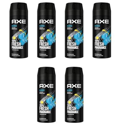 AXE Spray Bodyspray Alaska sans sel Aluminium 150 ml, Lot de 3 - Publicité AXE Spray Bodyspray Alaska sans sel Aluminium 150 ml, Lot de 3 - Publicité