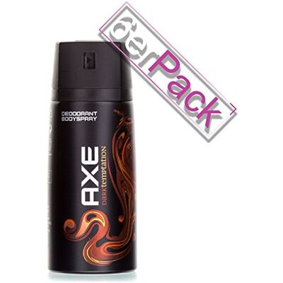 AXE 6x spray déodorant chaque 150ml Tentation foncé - Publicité AXE 6x spray déodorant chaque 150ml Tentation foncé - Publicité