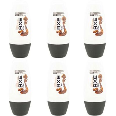 AXE Lot de 6 déodorants roll-on Dry Dark Temptation, 50 ml - Publicité AXE Lot de 6 déodorants roll-on Dry Dark Temptation, 50 ml - Publicité