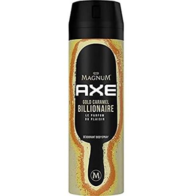 AXE Déodorant homme magnum gold caramel billionaire 48 - Publicité AXE Déodorant homme magnum gold caramel billionaire 48 - Publicité