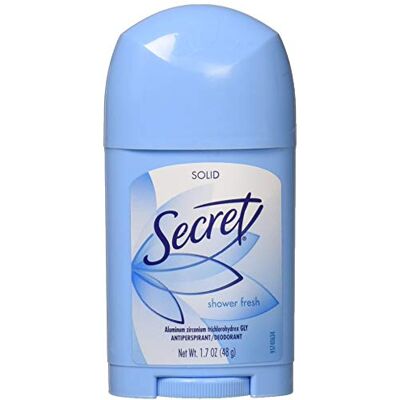 Secret Stick anti-transpirant/déodorant solide Frais comme sous la douche 50 ml - Publicité Secret Stick anti-transpirant/déodorant solide Frais comme sous la douche 50 ml - Publicité