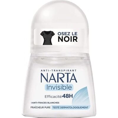 Narta Roll-on Anti-Transpirant Invisible Efficacité 48h Fraîcheur Pure 50ml (lot de - Publicité Narta Roll-on Anti-Transpirant Invisible Efficacité 48h Fraîcheur Pure 50ml (lot de - Publicité