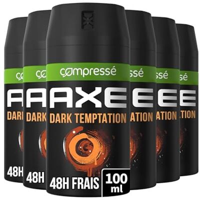 Axe - Dark Temptation - sans aluminium - Déodorant spray - Publicité Axe - Dark Temptation - sans aluminium - Déodorant spray - Publicité