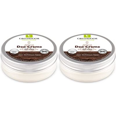 GREENDOOR Deo Creme For Men pack économique de 2, crème déodorante efficace sans aluminium pour hommes, parfum masculin, cosmétique naturelle végétalienne, anti-odeur aisselle, déodorant naturel bio - Publicité GREENDOOR Deo Creme For Men pack économique de 2, crème déodorante efficace sans aluminium pour hommes, parfum masculin, cosmétique naturelle végétalienne, anti-odeur aisselle, déodorant naturel bio - Publicité