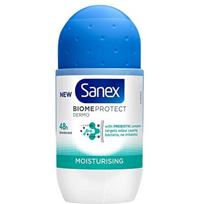 Sanex Biome Protect Dermo Moisturising Deo Roller 50 ml - Publicité Sanex Biome Protect Dermo Moisturising Deo Roller 50 ml - Publicité