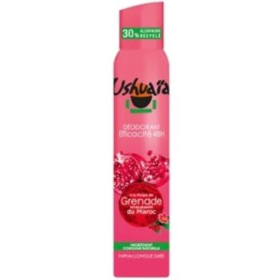Ushuaia Déodorant Femme Grenade 200ml - Publicité Ushuaia Déodorant Femme Grenade 200ml - Publicité