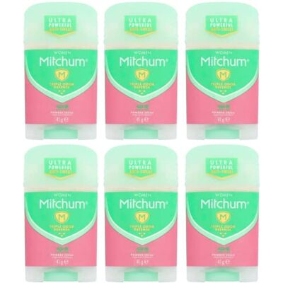 Mitchum Advanced Powder Fresh - 41g - Bâton - Pack de 6 - Déodorant - Publicité Mitchum Advanced Powder Fresh - 41g - Bâton - Pack de 6 - Déodorant - Publicité