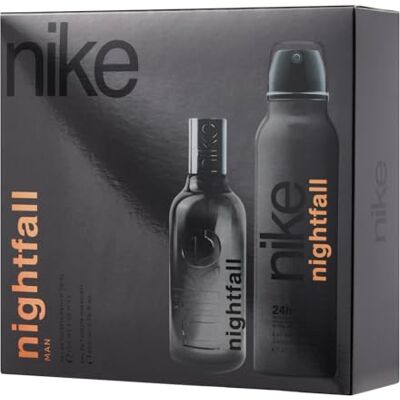 Nike Nightfall Man Promotion Parfum 100 ml + Déodorant 200 ml, Eau de Cologne et Déodorant pour Homme, Parfum Spray, Eau de Toilette Naturelle et Masculine, Arôme Cannelle, Musc et Fleur d'Oranger - Publicité Nike Nightfall Man Promotion Parfum 100 ml + Déodorant 200 ml, Eau de Cologne et Déodorant pour Homme, Parfum Spray, Eau de Toilette Naturelle et Masculine, Arôme Cannelle, Musc et Fleur d'Oranger - Publicité