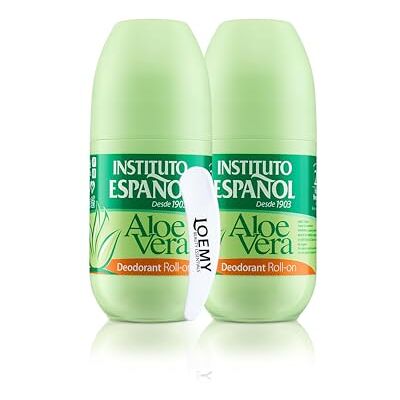 Instituto Español Déodorant roll-on Aloe Vera, Anti-transpirant invisible dry unisexe, Déodorant de voyage, Anti-transpirant avec protection longue durée sans alcool, Voyage Set 150ml - Publicité Instituto Español Déodorant roll-on Aloe Vera, Anti-transpirant invisible dry unisexe, Déodorant de voyage, Anti-transpirant avec protection longue durée sans alcool, Voyage Set 150ml - Publicité