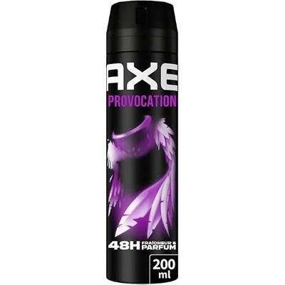 AXE Déodorant Homme Spray Provocation 48h non-stop frais Parfum noix de coco et poivre noir 200ml - Publicité AXE Déodorant Homme Spray Provocation 48h non-stop frais Parfum noix de coco et poivre noir 200ml - Publicité