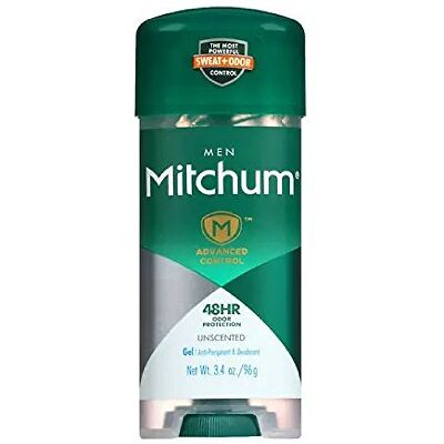 Mitchum Advanced for Men Antiperspirant Deodorant Gel New Oxygen Odor Control Technology Unscented Net Wt. 3.4 OZ (96 g) Each by - Publicité Mitchum Advanced for Men Antiperspirant Deodorant Gel New Oxygen Odor Control Technology Unscented Net Wt. 3.4 OZ (96 g) Each by - Publicité