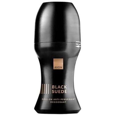 Avon Black Suede Déodorant à bille anti-transpirant 50 ml - Publicité Avon Black Suede Déodorant à bille anti-transpirant 50 ml - Publicité