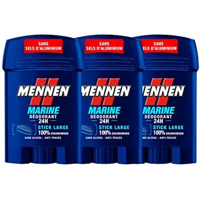 Mennen Déodorant Stick Marine Lot de 3 x 50 ml - Publicité Mennen Déodorant Stick Marine Lot de 3 x 50 ml - Publicité