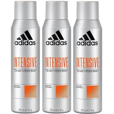 adidas 72H Cool & Dry Lot de 3 vaporisateurs anti-transpirants intensifs 150 ml - Publicité adidas 72H Cool & Dry Lot de 3 vaporisateurs anti-transpirants intensifs 150 ml - Publicité