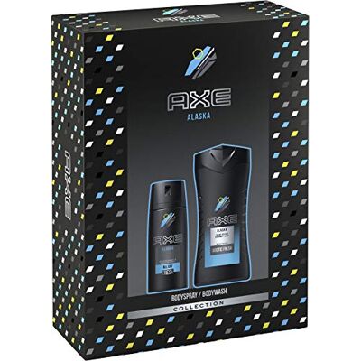 AXE Coffret cadeau Alaska Gel douche 250 ml et déodorant en spray 150 ml - Publicité AXE Coffret cadeau Alaska Gel douche 250 ml et déodorant en spray 150 ml - Publicité