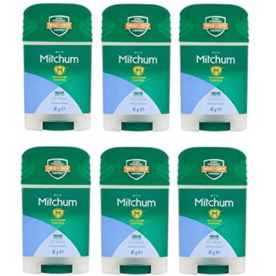 Mitchum Les Hommes Avancés Glace Déodorant Frais Bâton 41G (Lot de 6) - Publicité Mitchum Les Hommes Avancés Glace Déodorant Frais Bâton 41G (Lot de 6) - Publicité