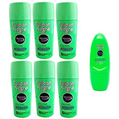 TULIPAN NEGRO Original Deodorant Stick 6x 75ml + Classic Deo Roll-on 50ml - Publicité TULIPAN NEGRO Original Deodorant Stick 6x 75ml + Classic Deo Roll-on 50ml - Publicité
