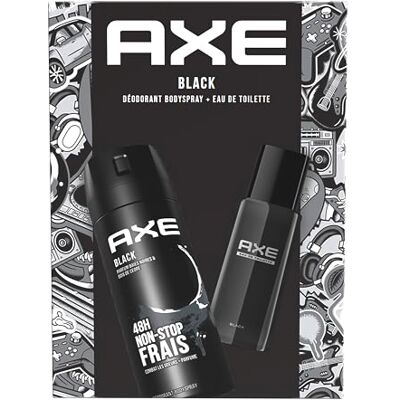 AXE Coffret Homme Black Eau de Toilette Déodorant x1 - Publicité AXE Coffret Homme Black Eau de Toilette Déodorant x1 - Publicité