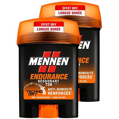 Mennen ENDURANCE Déodorant Stick 72h Homme 50.0 ml Lot de 2 - Publicité Mennen ENDURANCE Déodorant Stick 72h Homme 50.0 ml Lot de 2 - Publicité