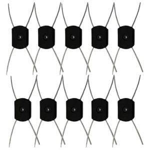 KUNYOS Accessoires Pour Tondeuses à Gazon Tête de coupe-bordures de rechange en fil d'acier for coupe-bordures sans fil, tête de coupe-bordures électrique Outil(10Pcs) - Publicité KUNYOS Accessoires Pour Tondeuses à Gazon Tête de coupe-bordures de rechange en fil d'acier for coupe-bordures sans fil, tête de coupe-bordures électrique Outil(10Pcs) - Publicité