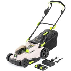 Murray Tondeuse à Gazon sans Fil 2x20V Li-ION avec Moteur à Induction (2900 TR/Min) MU-BAT-LM37-KIT – Largeur de Coupe 37cm, Bac de Ramassage 35L, 6 Niveaux de Hauteur – Mulching, Arrière, Bac - Publicité Murray Tondeuse à Gazon sans Fil 2x20V Li-ION avec Moteur à Induction (2900 TR/Min) MU-BAT-LM37-KIT – Largeur de Coupe 37cm, Bac de Ramassage 35L, 6 Niveaux de Hauteur – Mulching, Arrière, Bac - Publicité