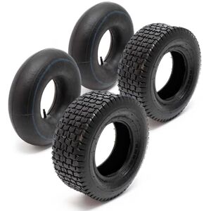 WilTec Lot 2x Pneu 16x6.50-8 et 2x Chambre à air – Valve droite – 420 x 420 x 130 mm – 4 PR – capacité de charge 300 kg – pour Tondeuse à gazon Tracteur à pelouse Brouette Chariot Diable - Publicité WilTec Lot 2x Pneu 16x6.50-8 et 2x Chambre à air – Valve droite – 420 x 420 x 130 mm – 4 PR – capacité de charge 300 kg – pour Tondeuse à gazon Tracteur à pelouse Brouette Chariot Diable - Publicité