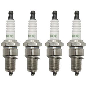WPOMHRNZQ Lot de 4 bougies d'allumage F6TC for moteur à essence 4 temps Honda GX160 GX200 GX240 GX270 GX340 GX390 168F 170F 188F 190F - Publicité WPOMHRNZQ Lot de 4 bougies d'allumage F6TC for moteur à essence 4 temps Honda GX160 GX200 GX240 GX270 GX340 GX390 168F 170F 188F 190F - Publicité