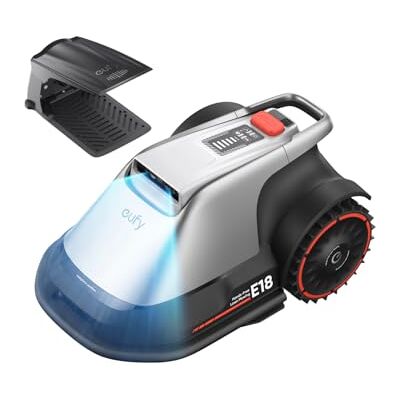 Eufy E18 Tondeuse Robot - Technologie TrueVision - Noir, Gris - Publicité Eufy E18 Tondeuse Robot - Technologie TrueVision - Noir, Gris - Publicité