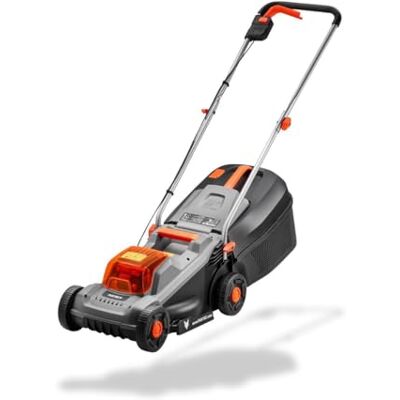 Fuxtec Tondeuse à Gazon sans Fil 20V FX-E1RM20-ECO, livrée sans Batterie ni Chargeur, Jardins Petits à Moyens, Largeur de Coupe 30 cm, bac 30L, Hauteur de Coupe 30-70 mm - Publicité Fuxtec Tondeuse à Gazon sans Fil 20V FX-E1RM20-ECO, livrée sans Batterie ni Chargeur, Jardins Petits à Moyens, Largeur de Coupe 30 cm, bac 30L, Hauteur de Coupe 30-70 mm - Publicité