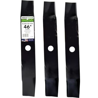 MaxPower 561288 Jeu de Lames Mulching pour Murray 456631E701 117 cm - Publicité MaxPower 561288 Jeu de Lames Mulching pour Murray 456631E701 117 cm - Publicité