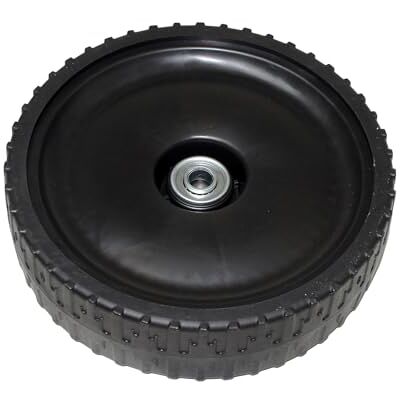 Scheppach Roue arrière de rechange pour tondeuse Ø 200 mm x 55 mm compatible avec les tondeuses MP132-42 / RM420 (A/AE) / MS132-42 / MS150-42 / MS150-46E / MS161-46 / LM161-46 / Woodster TT1 - Publicité Scheppach Roue arrière de rechange pour tondeuse Ø 200 mm x 55 mm compatible avec les tondeuses MP132-42 / RM420 (A/AE) / MS132-42 / MS150-42 / MS150-46E / MS161-46 / LM161-46 / Woodster TT1 - Publicité