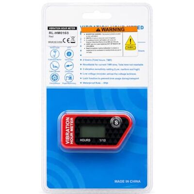 Runleader Compteur d'heures sans fil numérique (016B-RD) - Publicité Runleader Compteur d'heures sans fil numérique (016B-RD) - Publicité