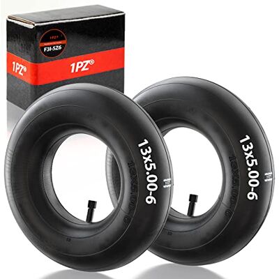 1PZ F3I-5Z6 2 Chambres à air 13x5.00-6 avec tige de valve droite TR13 pour Chariots à main Souffleuses à Neige Wagons Tondeuses à gazon Remorques de jardin Tracteurs Brouettes Go Kart - Publicité 1PZ F3I-5Z6 2 Chambres à air 13x5.00-6 avec tige de valve droite TR13 pour Chariots à main Souffleuses à Neige Wagons Tondeuses à gazon Remorques de jardin Tracteurs Brouettes Go Kart - Publicité