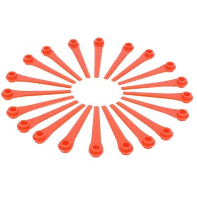 vhbw 20x Lames compatible avec Gardena Comfort-Cut Li18/23R 9825 Li18/23R 9825-20 taille gazon Lames de rechange, rouge, plastique - Publicité vhbw 20x Lames compatible avec Gardena Comfort-Cut Li18/23R 9825 Li18/23R 9825-20 taille gazon Lames de rechange, rouge, plastique - Publicité