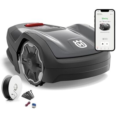 Husqvarna Robot Tondeuse Automower Aspire R4 pour 400 m² I Batterie Robot tondeuse, contrôle via appli Connect - Publicité Husqvarna Robot Tondeuse Automower Aspire R4 pour 400 m² I Batterie Robot tondeuse, contrôle via appli Connect - Publicité