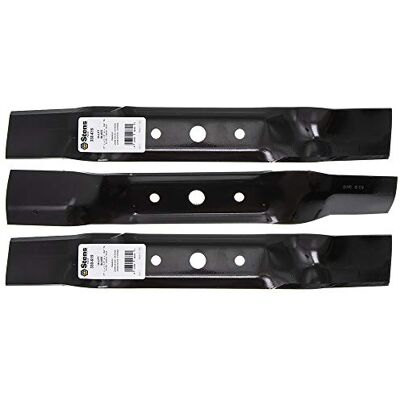 Stens Lot de 3 lames 330-619 Hi-Lift pour tondeuses Deck John Deere L120 L130 GX20250 GY20568 - Publicité Stens Lot de 3 lames 330-619 Hi-Lift pour tondeuses Deck John Deere L120 L130 GX20250 GY20568 - Publicité