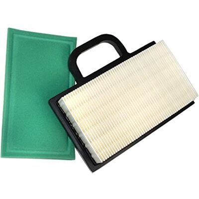 HQRP Cartouche de filtre à air avec Préfiltre compatible avec Briggs & Stratton 445500, 445577, 445600, 445677, 445700, 445777, 445800, 445877, 446600, 446677, 446700, 446777 Série Moteurs - Publicité HQRP Cartouche de filtre à air avec Préfiltre compatible avec Briggs & Stratton 445500, 445577, 445600, 445677, 445700, 445777, 445800, 445877, 446600, 446677, 446700, 446777 Série Moteurs - Publicité