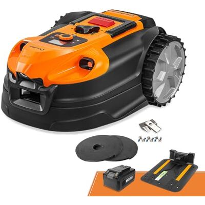 Lawnmaster OcuMow®18 Tondeuse Robotique sans Fil pour Jardins Jusqu’à 800 m², Navigation visuelle, évitement Automatique des Obstacles, Station de Charge Automatique, Zones interdites virtuelles - Publicité Lawnmaster OcuMow®18 Tondeuse Robotique sans Fil pour Jardins Jusqu’à 800 m², Navigation visuelle, évitement Automatique des Obstacles, Station de Charge Automatique, Zones interdites virtuelles - Publicité