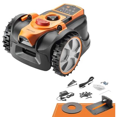 Lawnmaster OcuMow®16 Robot Tondeuse sans Fil pour Tondeuse à Gazon jusqu'à 300 ㎡, Évitement Intelligent d‘Obstacles, Navigation Optique, Station de Charge Automatique, Zone Interdite AMB16P2 - Publicité Lawnmaster OcuMow®16 Robot Tondeuse sans Fil pour Tondeuse à Gazon jusqu'à 300 ㎡, Évitement Intelligent d‘Obstacles, Navigation Optique, Station de Charge Automatique, Zone Interdite AMB16P2 - Publicité