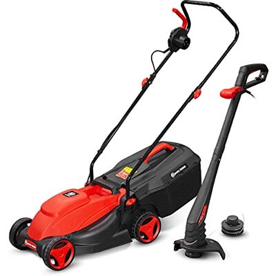 ELEM GARDEN TECHNIC Tondeuse 1300W 32 cm + Coupe Bordures 250W 22 cm - Publicité ELEM GARDEN TECHNIC Tondeuse 1300W 32 cm + Coupe Bordures 250W 22 cm - Publicité