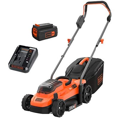 Black & Decker Tondeuse 33cm sans fil Lithium 36V 2,5Ah BCMW3336L1 - Publicité Black & Decker Tondeuse 33cm sans fil Lithium 36V 2,5Ah BCMW3336L1 - Publicité