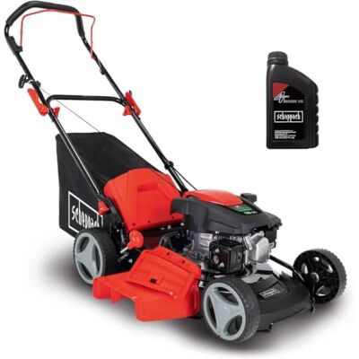 Scheppach Tondeuse à Gazon à Essence MP150-46 55 L + Huile Moteur Largeur de Coupe de 46 cm 3,5 PS Réglage de la Hauteur de Coupe à 7 Niveaux - Publicité Scheppach Tondeuse à Gazon à Essence MP150-46 55 L + Huile Moteur Largeur de Coupe de 46 cm 3,5 PS Réglage de la Hauteur de Coupe à 7 Niveaux - Publicité