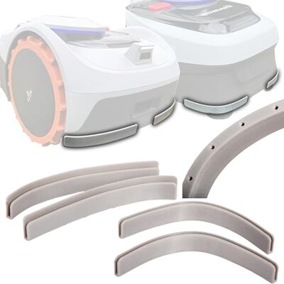 Axis Lot de 4 protections de bords gris, noir ou orange compatibles avec les tondeuses à gazon Segway Navimow i105e & i108e Protection Bumper Tuning Facile à installer, pas de collage Trous - Publicité Axis Lot de 4 protections de bords gris, noir ou orange compatibles avec les tondeuses à gazon Segway Navimow i105e & i108e Protection Bumper Tuning Facile à installer, pas de collage Trous - Publicité
