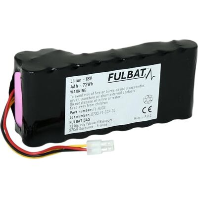 Fulbat BATTERIE ROBOT TONDEUSE HUSQVARNA GARDENA 18V 4AH 72Wh LI-ION - Publicité Fulbat BATTERIE ROBOT TONDEUSE HUSQVARNA GARDENA 18V 4AH 72Wh LI-ION - Publicité